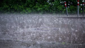 heavy rain