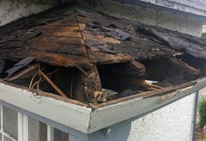 damaged roof