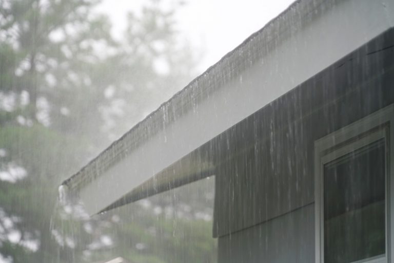 overflowing roof