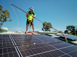 solar panel cleaning